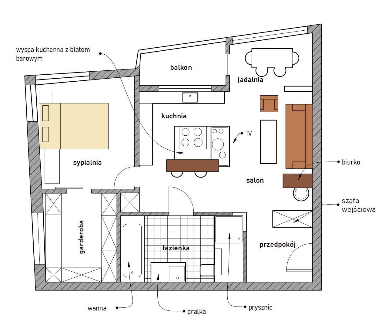 Piękne mieszkanie z widokiem! Poznań Ogrody 68 m2