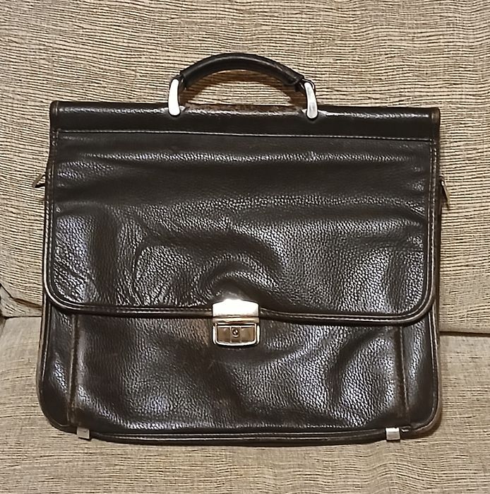 Портфель чоловічий. Натуральна шкіра.  Canpellini, Туреччина