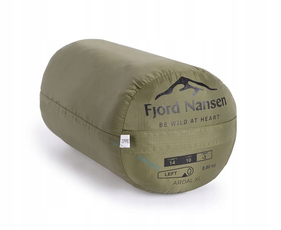 Mały Lekki Fjord Nansen Śpiwór Ardal Xl -3st Mumia