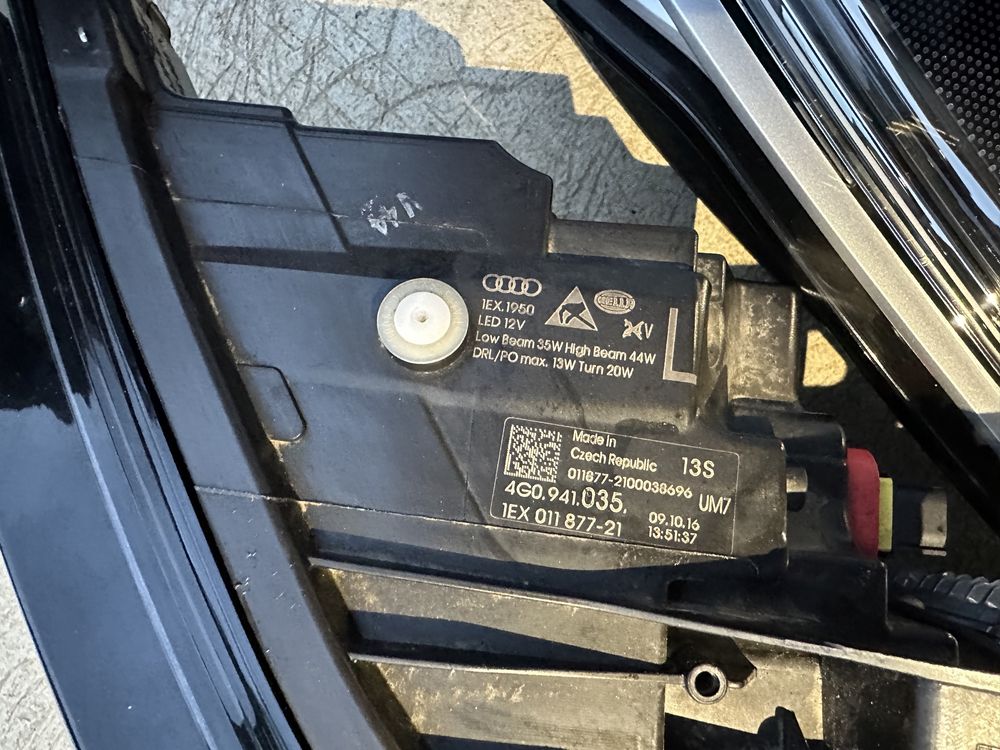 А6 С7 Фари Matrix Full Led ІДЕАЛЬНІ Audi 4G Ауди Фара