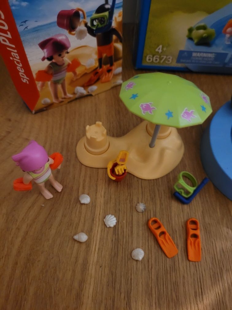 Playmobil Summer Fun Basen dla dzieci ze zjeżdżalnią 6673 i 9085
