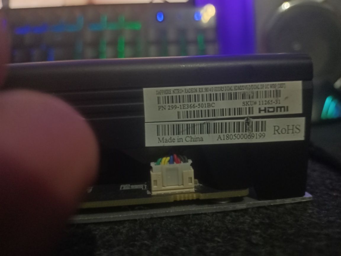 Saphire Nitro+ RX 580 4GB GDDR5