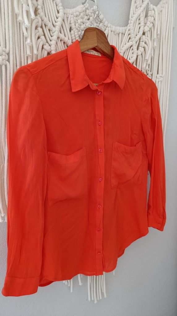 Bershka koszula czerwona roz.36