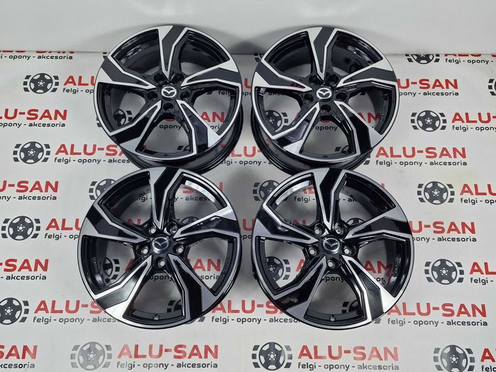 NOWE alufelgi MAZDA 19" 5x114,3: 3 5 6 CX-3 CX-30 CX-5 Czarny Pol