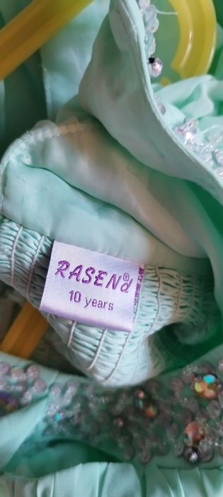 Sukienka dziewczęca balowa weselna druhny 10 lat / 140 cm