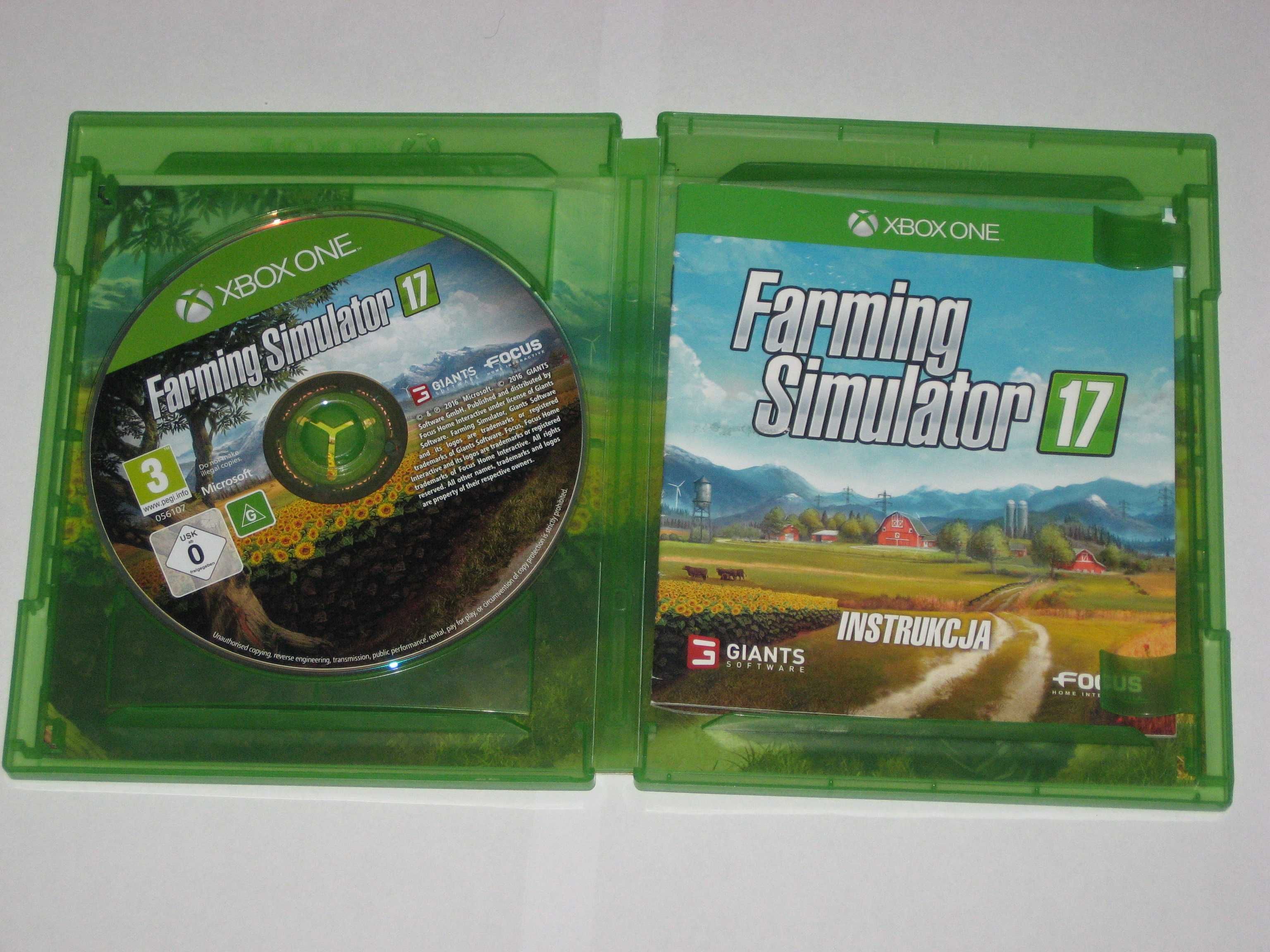 Farming Simulator 17 XBOX ONE jak Nowa! PO POLSKU!