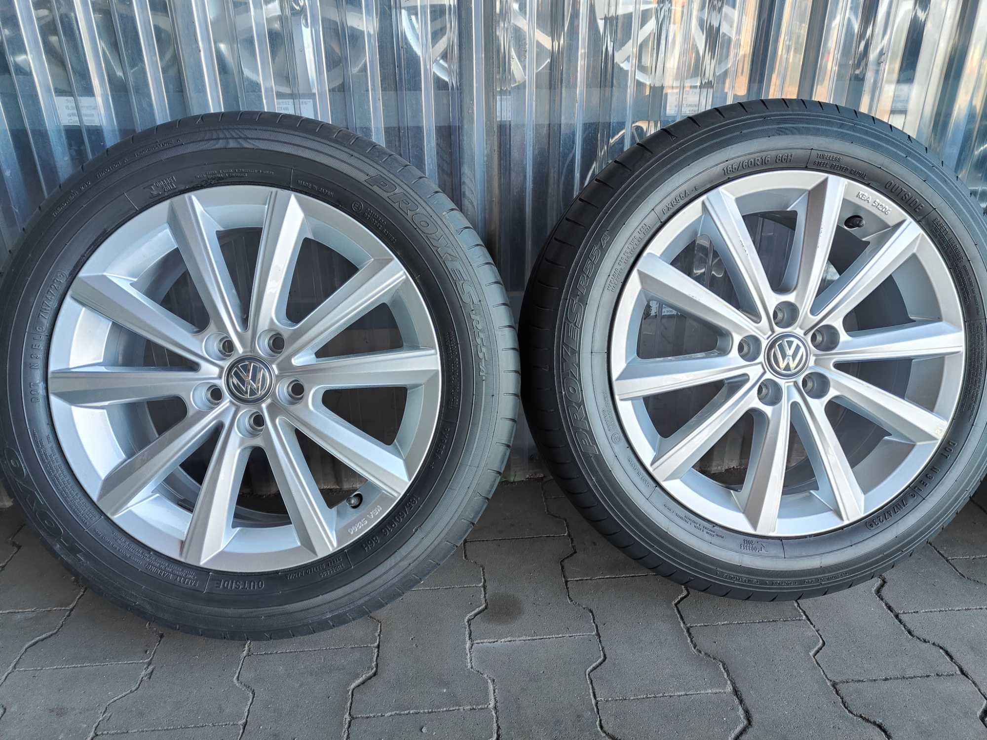 Oryginalne Koła VW POLO 185/60 R16 6jx16'' ET45 5x100 Letnie