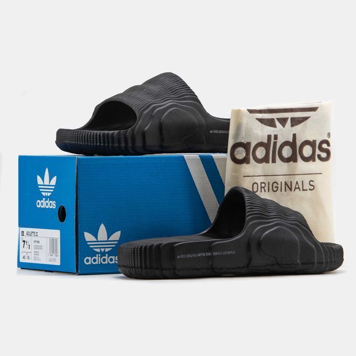 Унисекс шлепанцы Adidas Yeezy Adilette 22 Slides шльопанці адідас