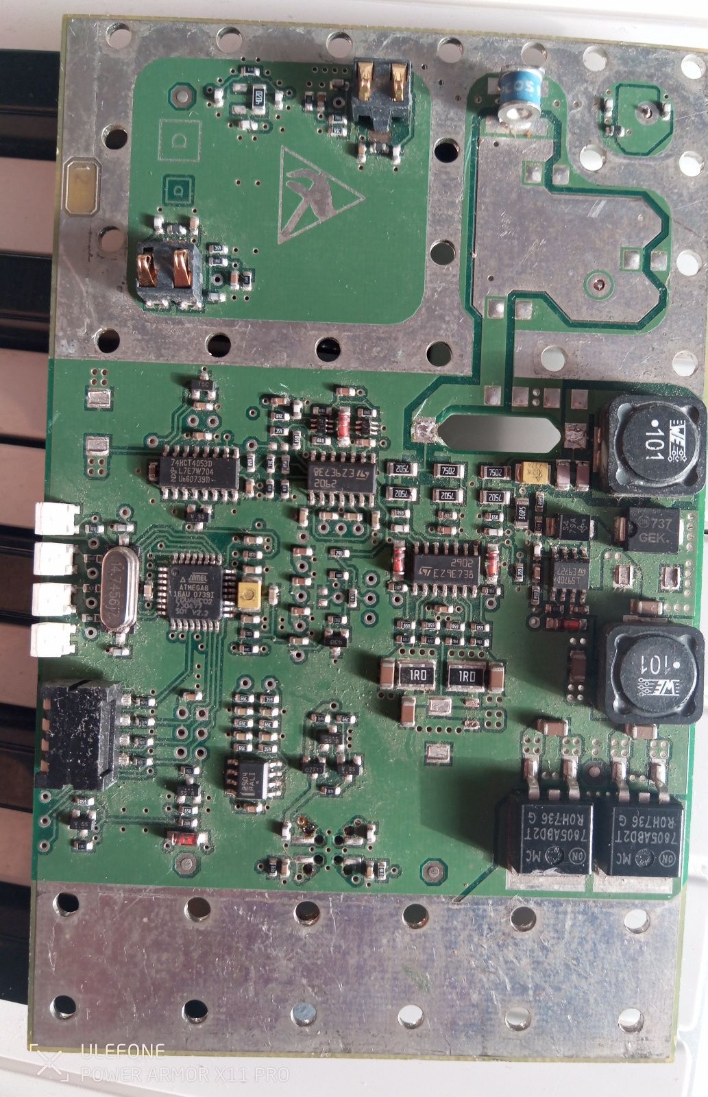 ATMEGA8 16PU + 2902 + 2904 + L5970D на платі