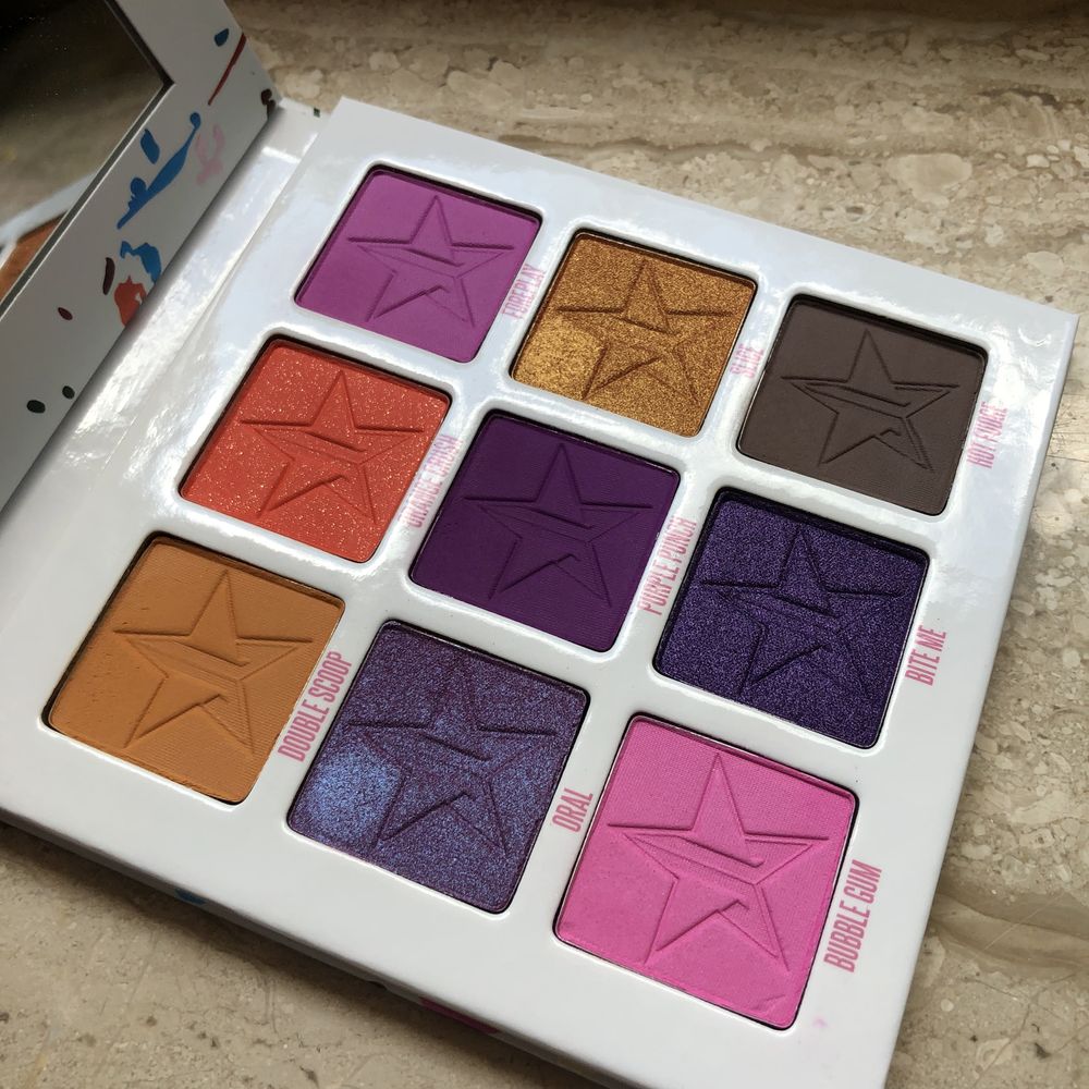 Mini jaw breaker jeffree star paleta cieni do oczu do powiek