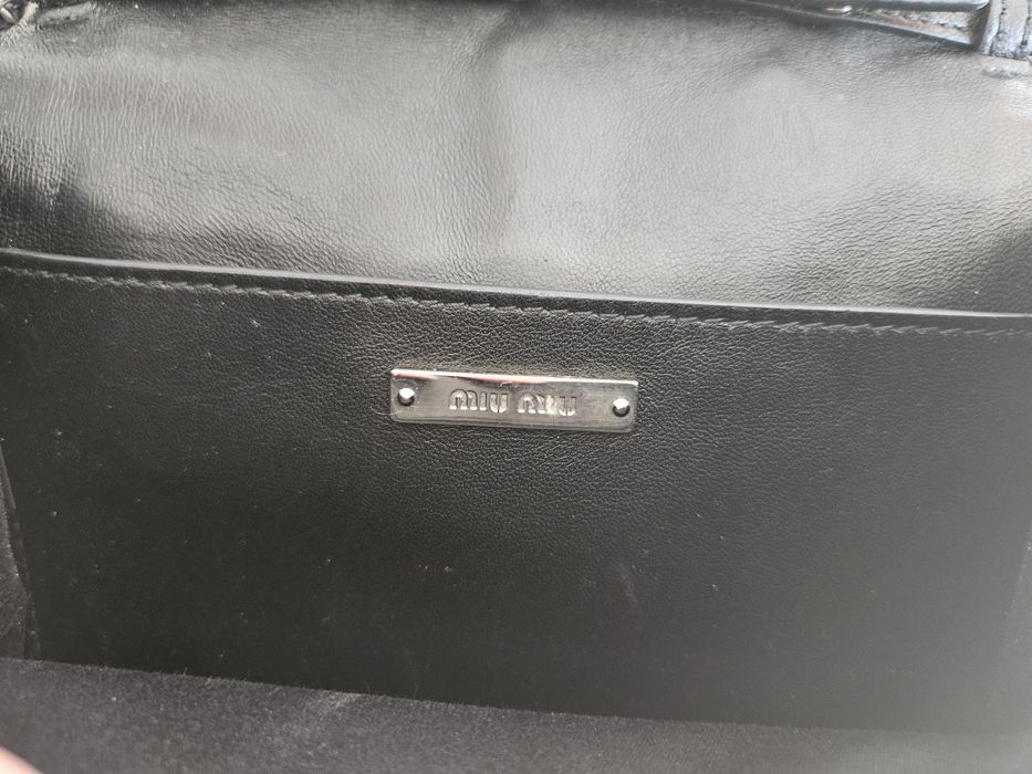 Mala em pele Miumiu autêntica EDIÇÃO LIMITADA