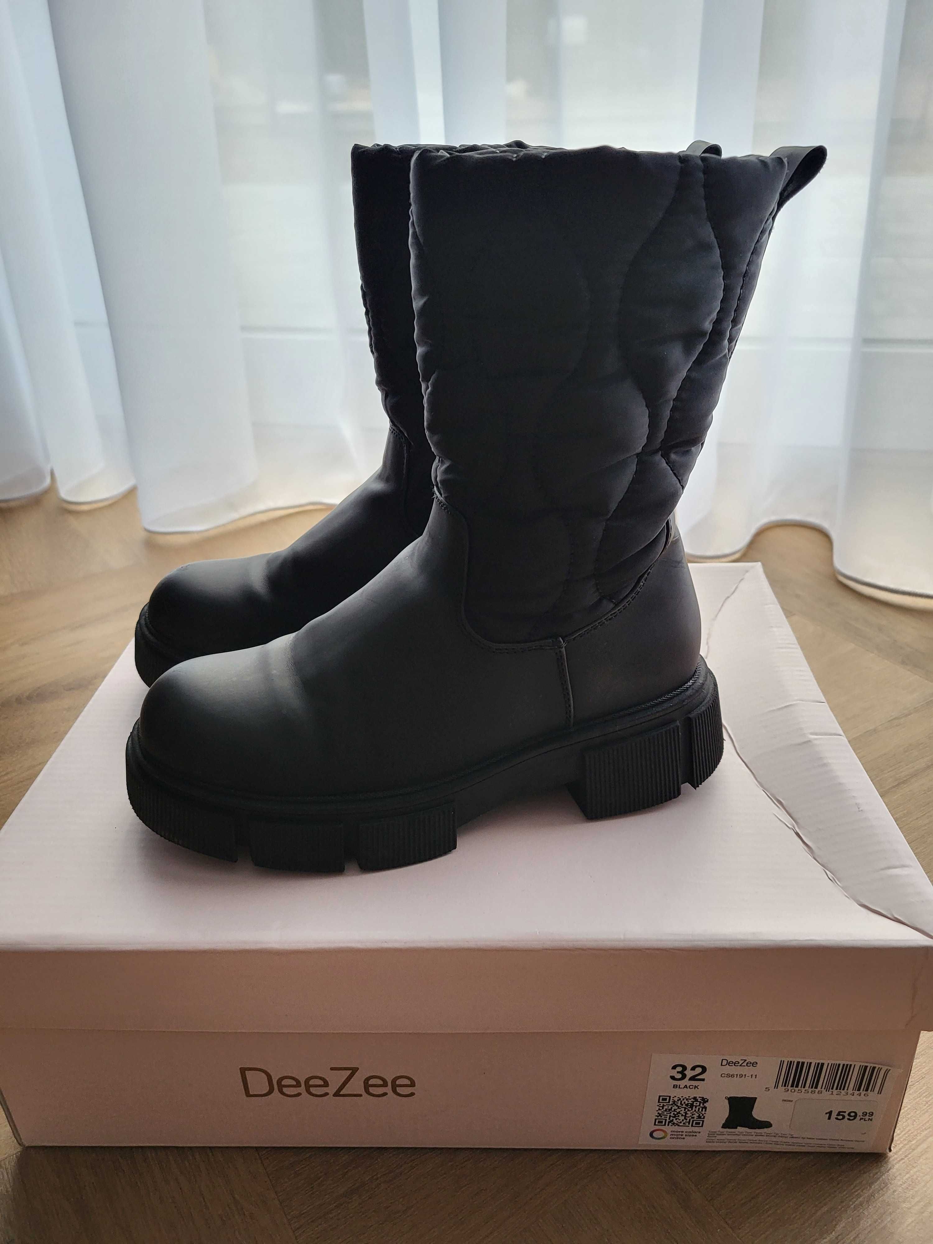 Buty dziewczęce zimowe DeeZee rozmiar 32
