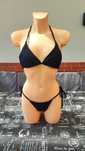 RXRXCOCO strój kąpielowy dwuczęściowy, czarny bikini S