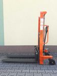 Wózek paletowy masztowy MSE 1012 (1T / 1,2m) regulowane widły