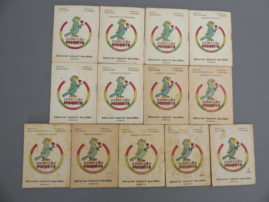 Lote Livros Editorial Infantil Majora Colecção Periquito