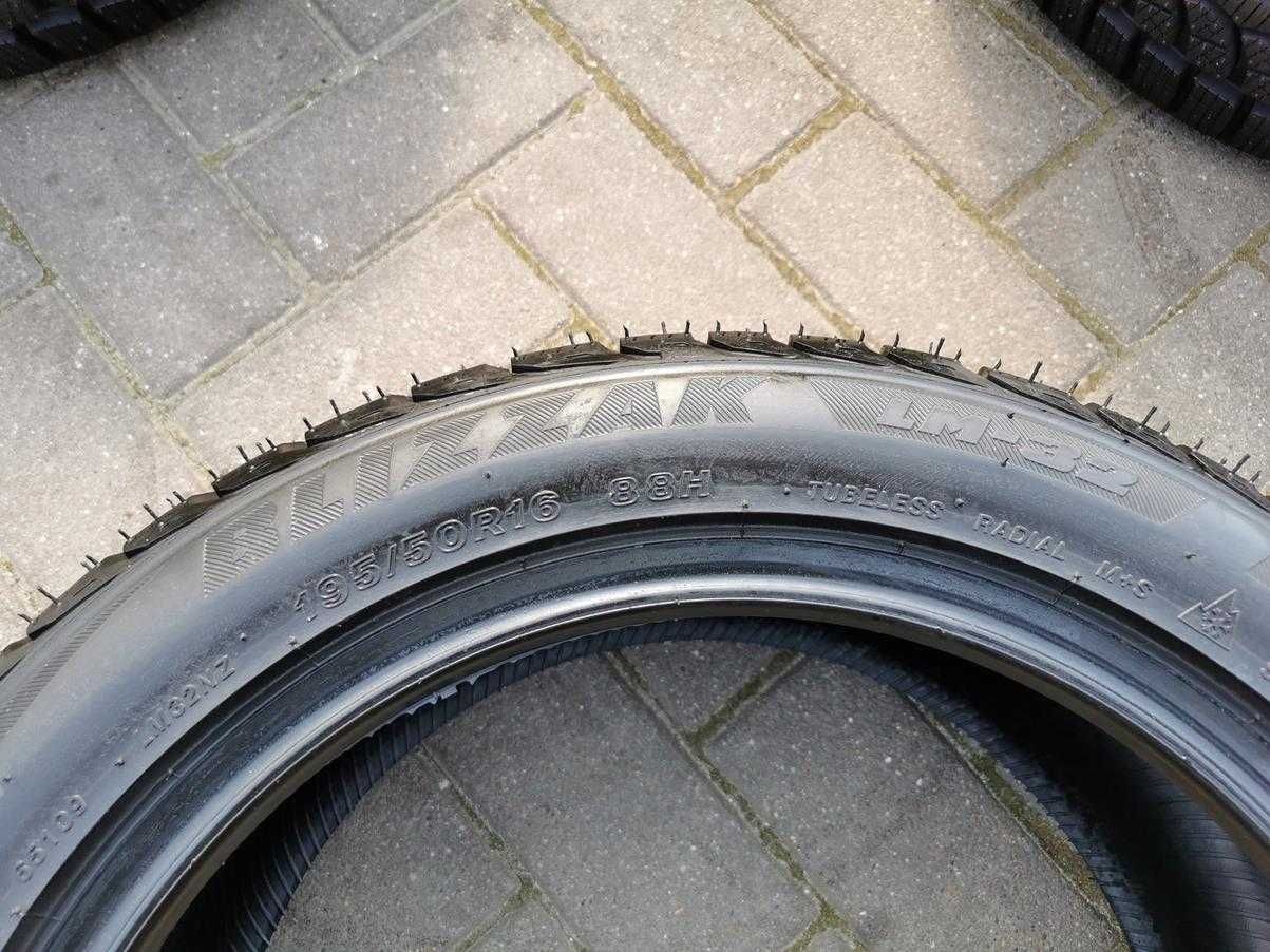 195/50 88H R16 BRIDGESTONE Blizzak LM32 8mm NOWE 2018r Zima Opony 4szt