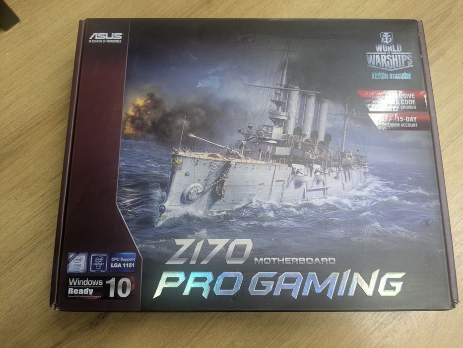 ASUS z170 Pro Gaming DDR4 1151 komplet płyta główna