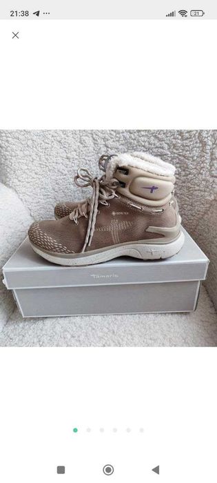 Черевики Tamaris, натуральна шкіра ,38 розмір