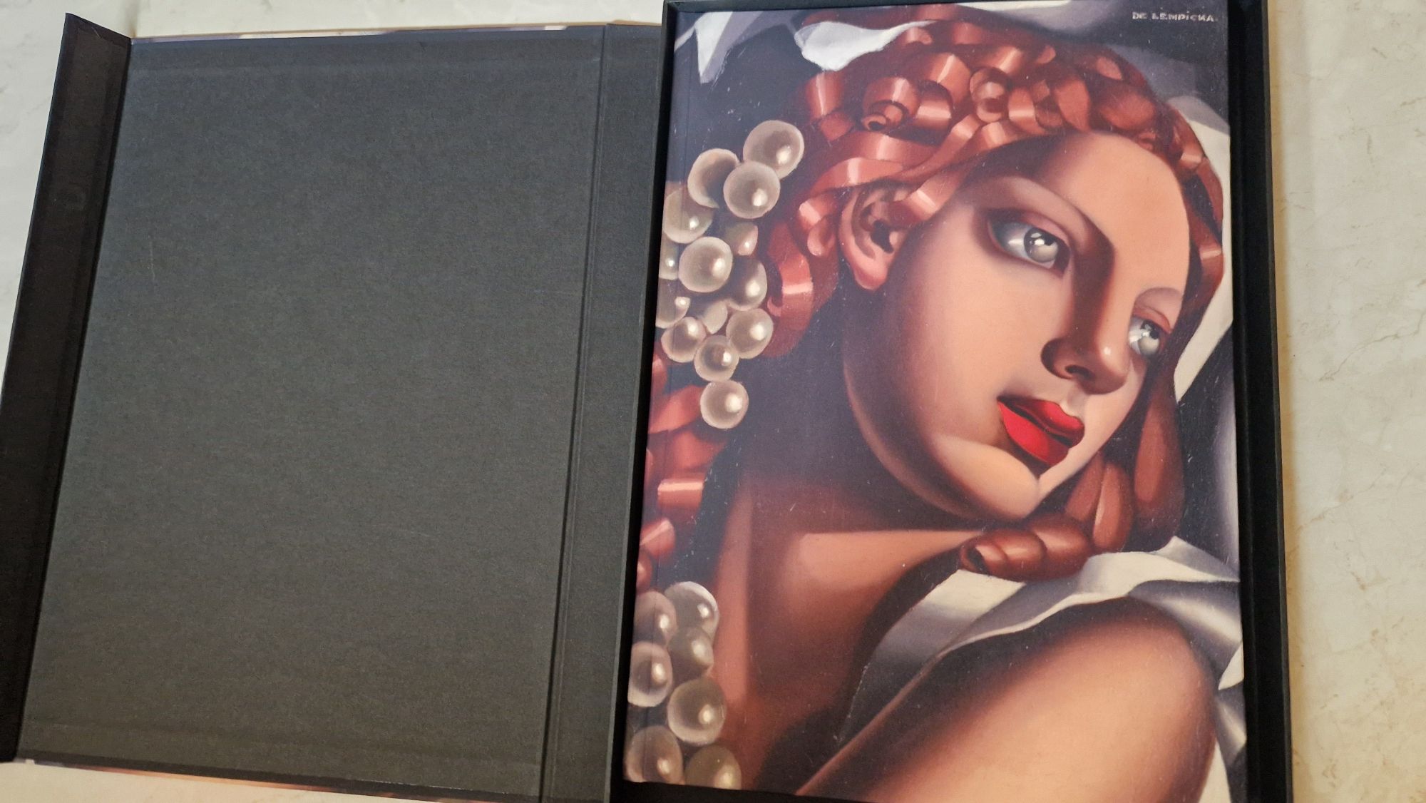 Tamara Łempicka zeszyt, notes w etui, twardej oprawie