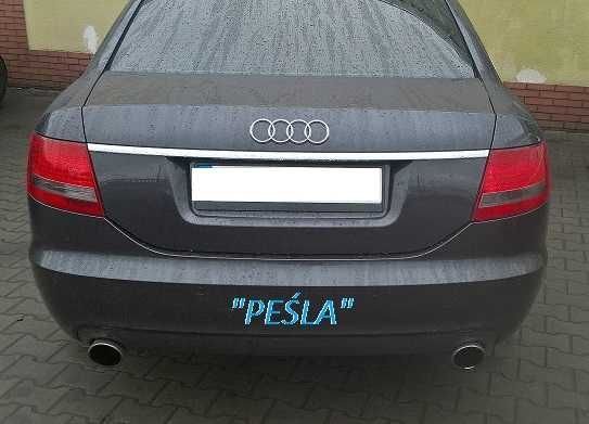 tłumik wydech rura L+P AUDI A6 S6 C6 RS6 05-11r