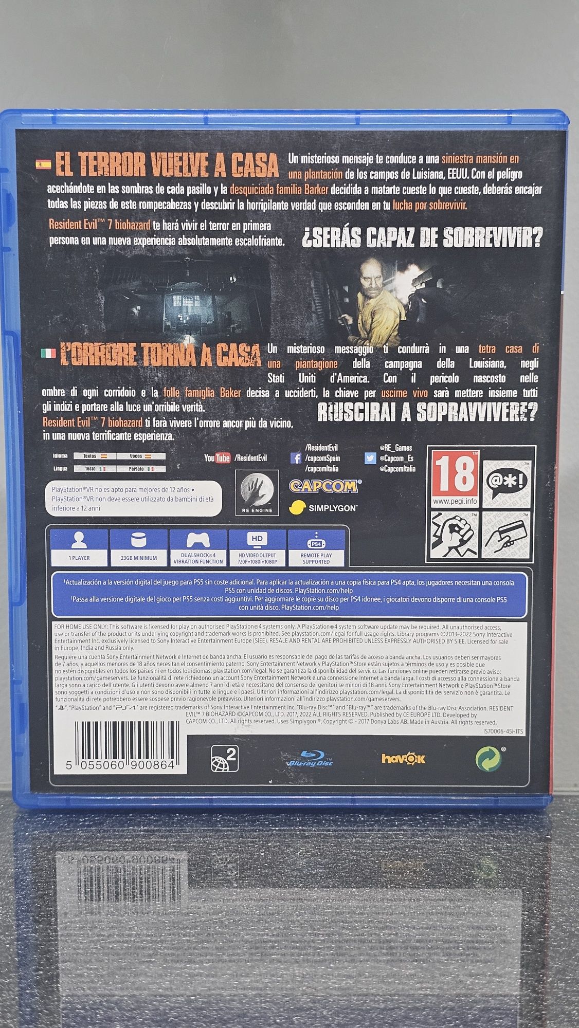 Resident Evil 7 VII Biohazard PS4 Playstation 4
