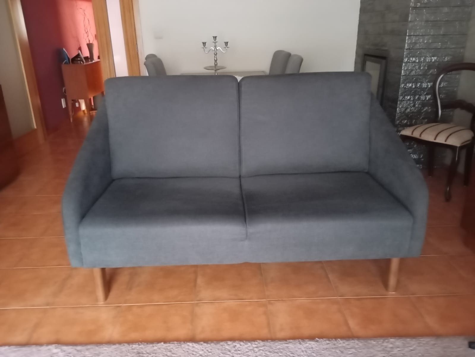 Vendo Sofás cinza