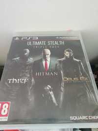 Ultimate Stealth triple pack, Hitman absolution, Deus Ex e Thief ps3