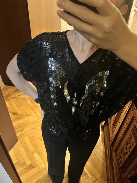 Bluzka damska z cekinami