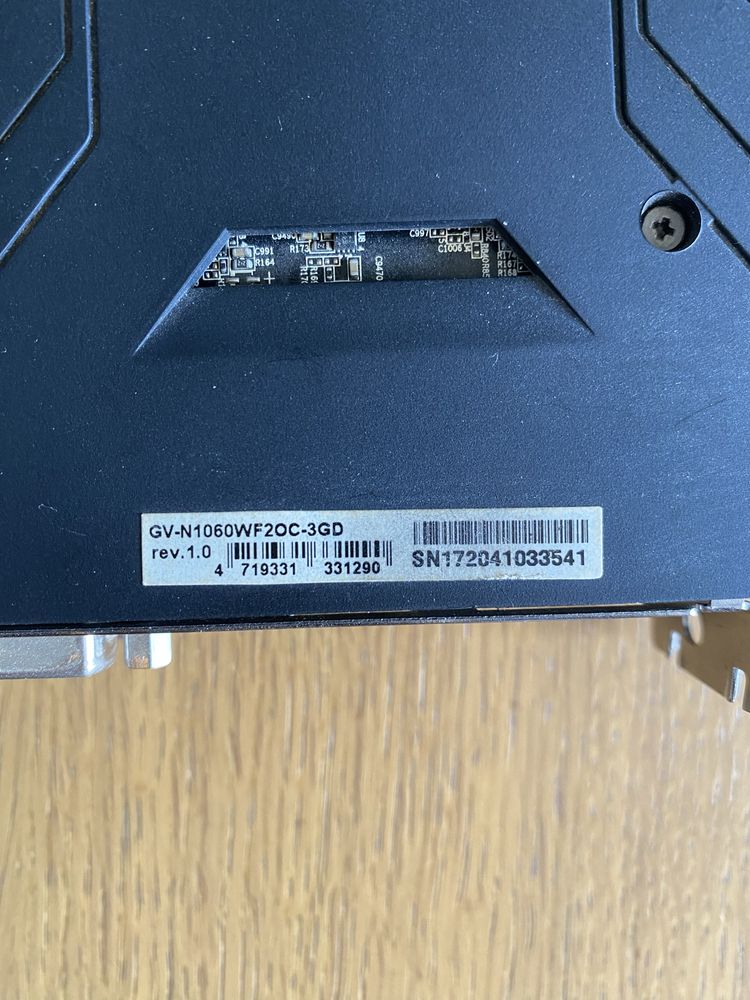 Відеокарта Gigabyte Geforce GTX 1060 на 3 Gb