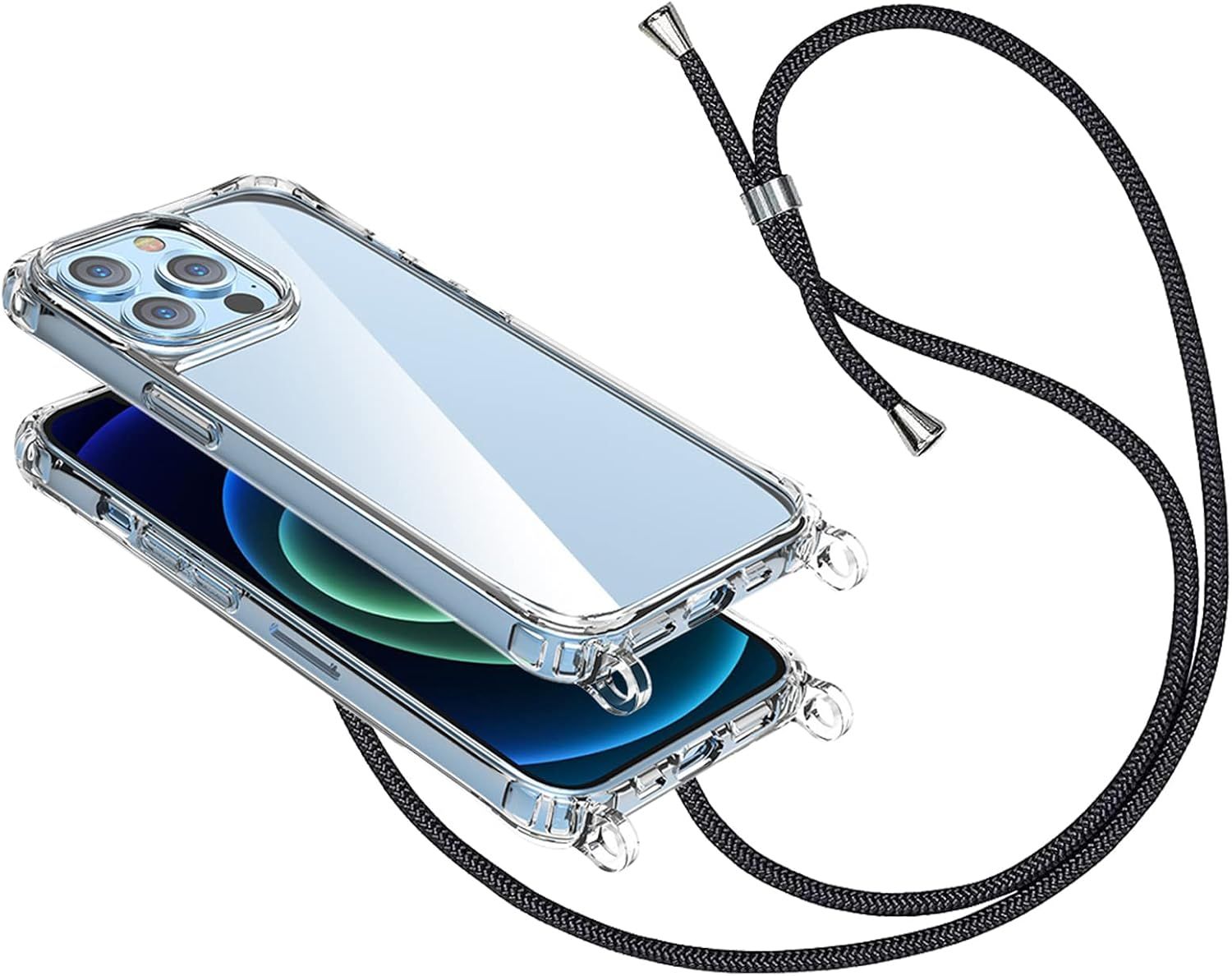 Etui Ze Sznurkiem Samsung Galaxy A72 5G Sznurek Czarny Case Plecki