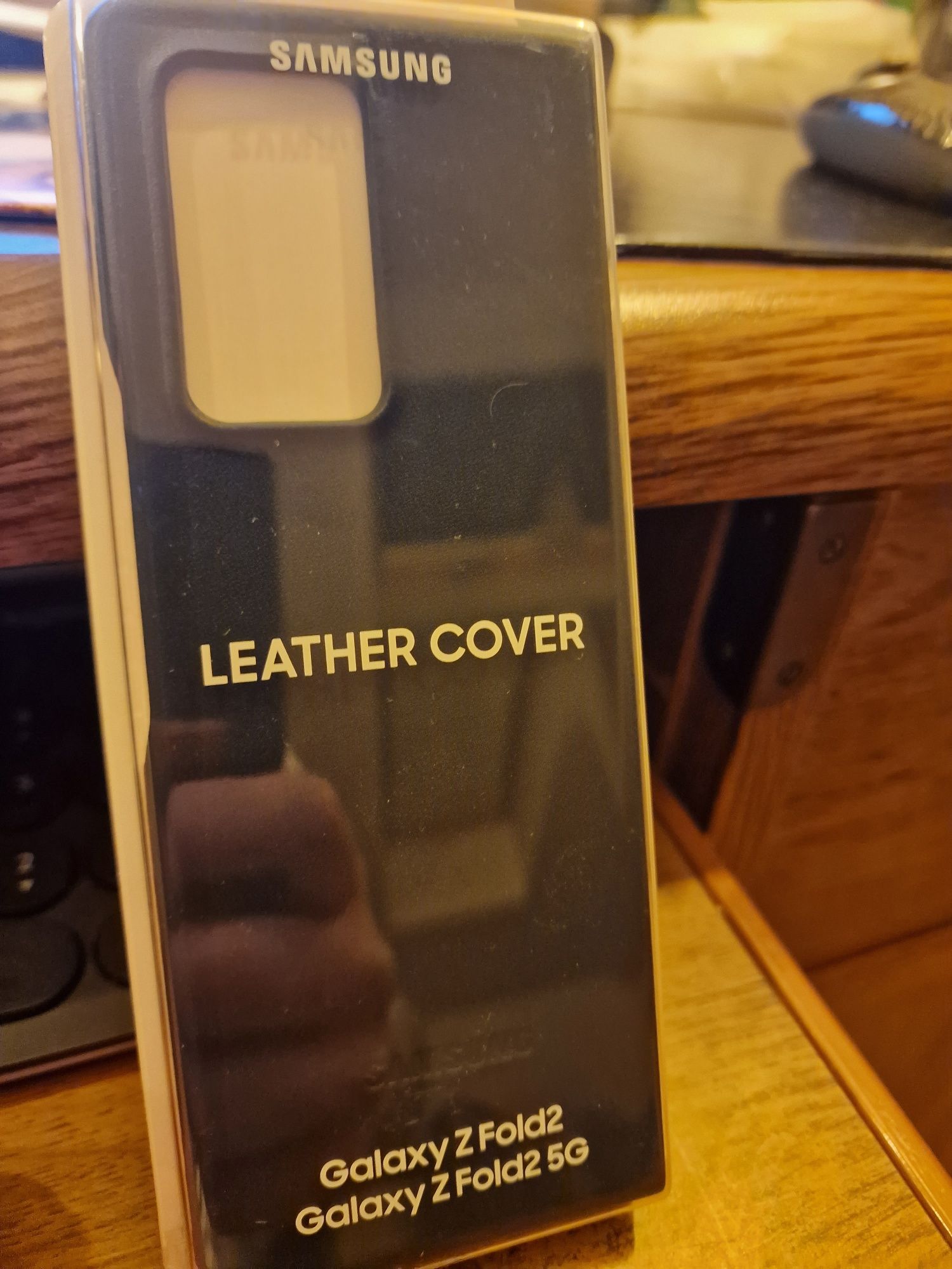 Etui Skórzane Leather Cover do Samsung Galaxy Z Fold2 5G Nowe Oryginał