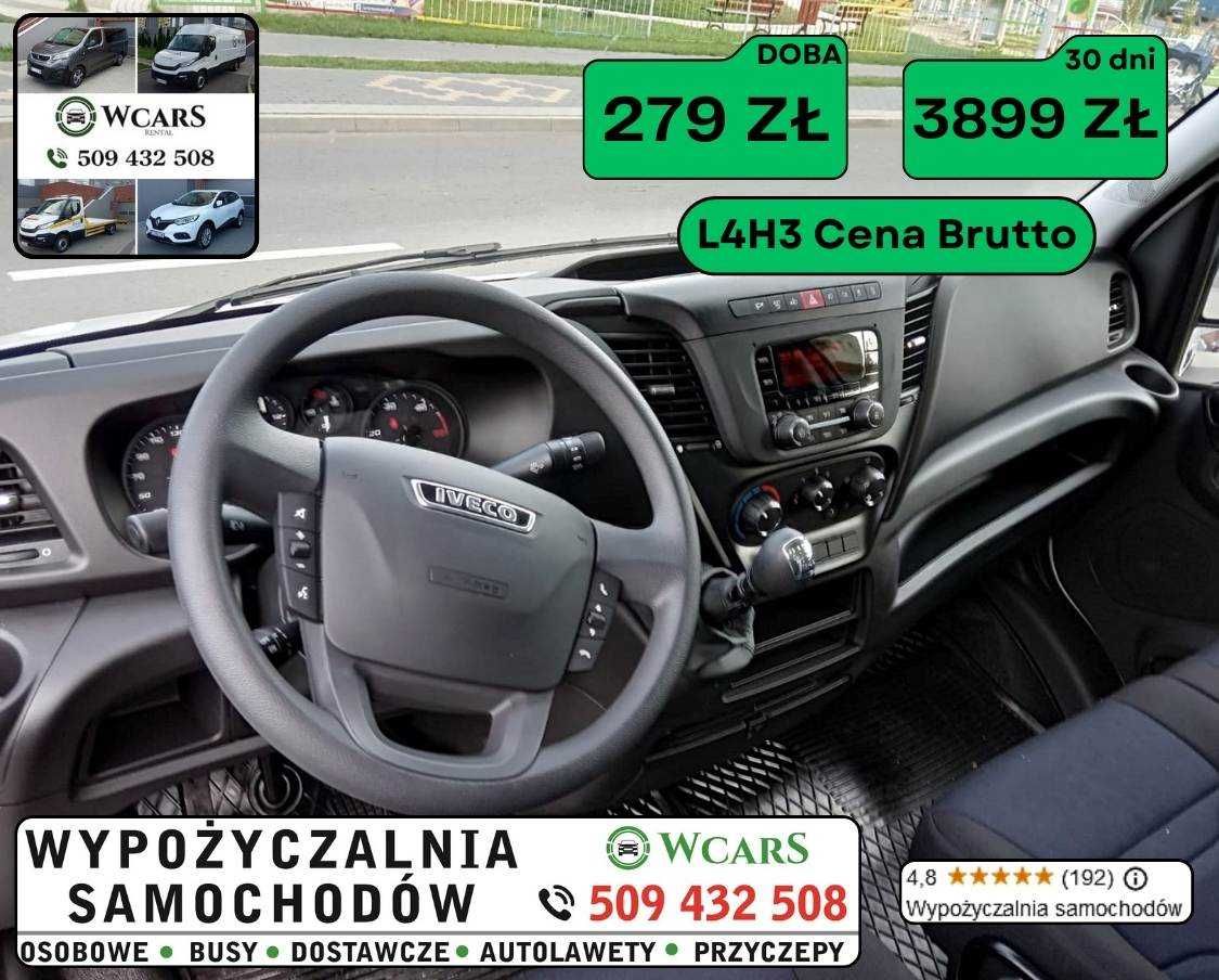 Iveco dostawcze bus wynajem wypożycz samochód dostawczy L2H2 L3H2 L4H2