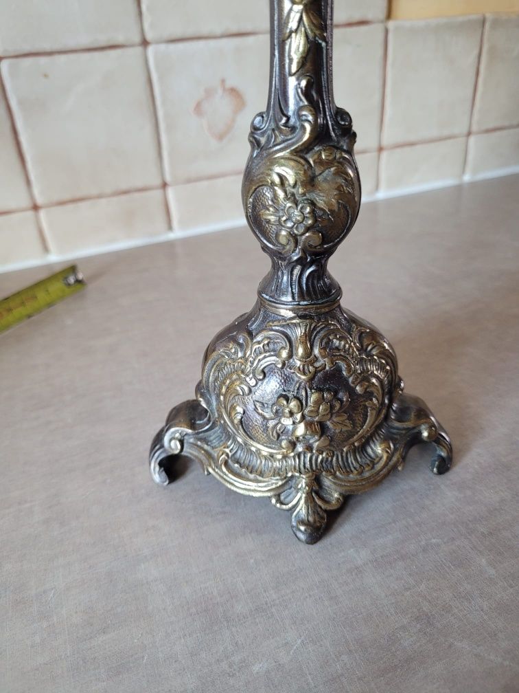 Świecznik metalowy Vintage
