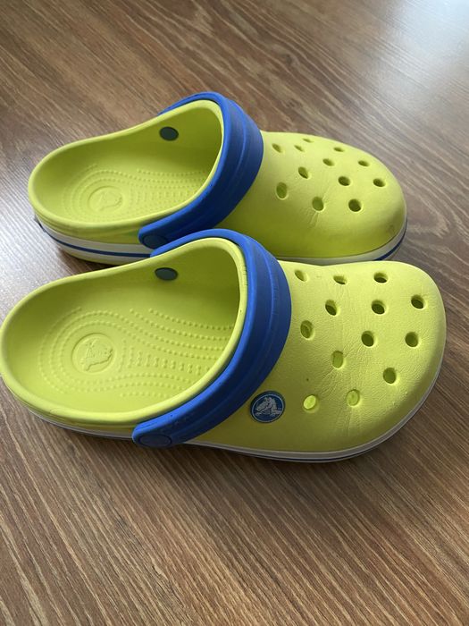 Crocs crocsy seledynowe rozm. J2 33/34