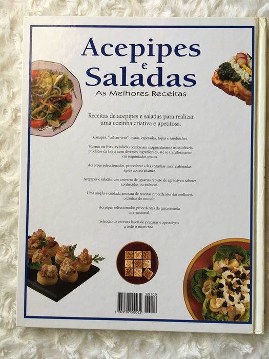 Livro Acepipes e Saladas