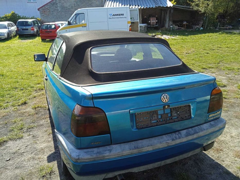 VW Golf 3 kabrio 1.9 tdi nowy dach sprawny