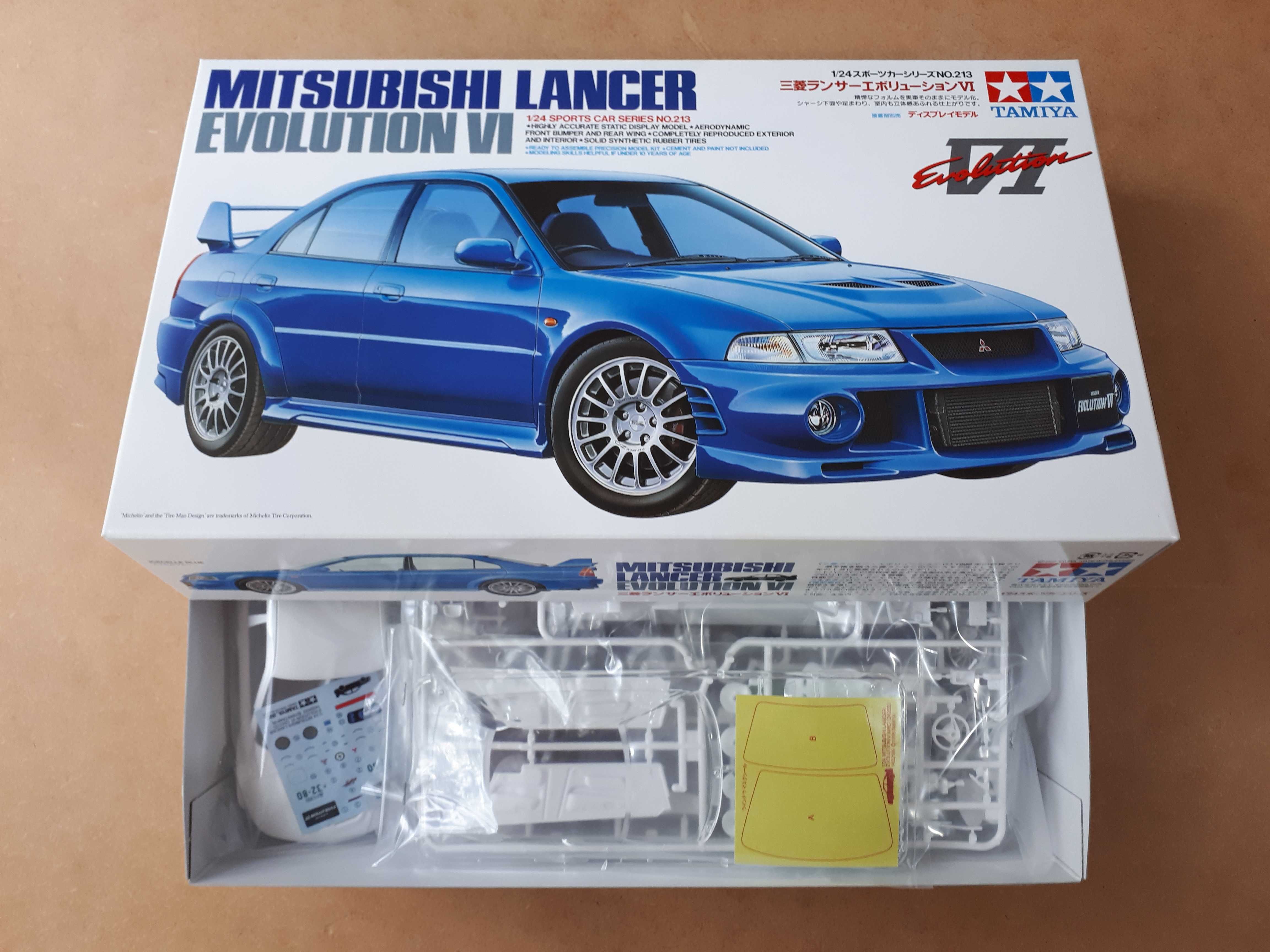 Збірні моделі автомобілей Mitsubishi, Honda, Mazda (масштаб 1/24)