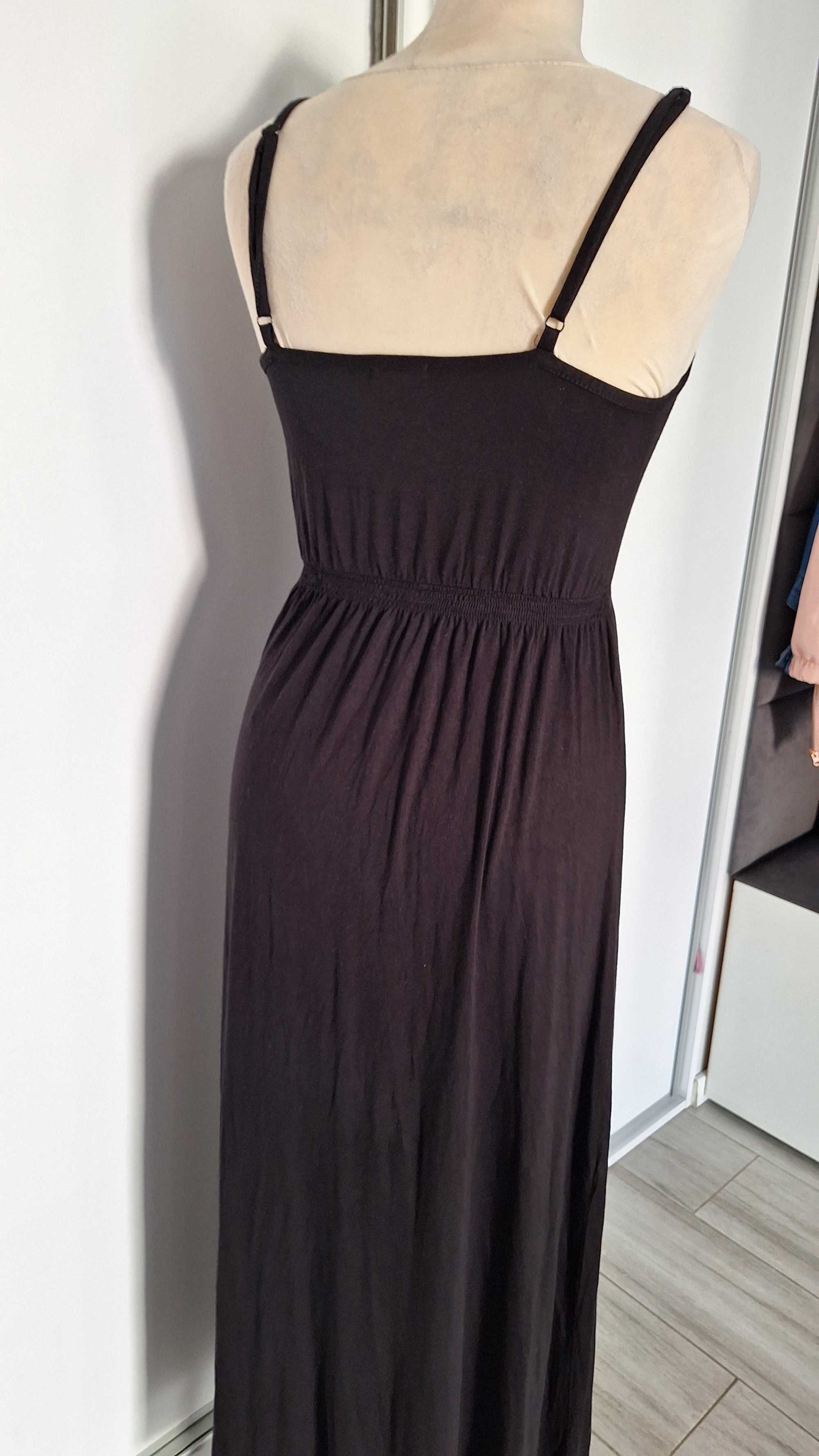 elegancka długa sukienka w roz 38/40