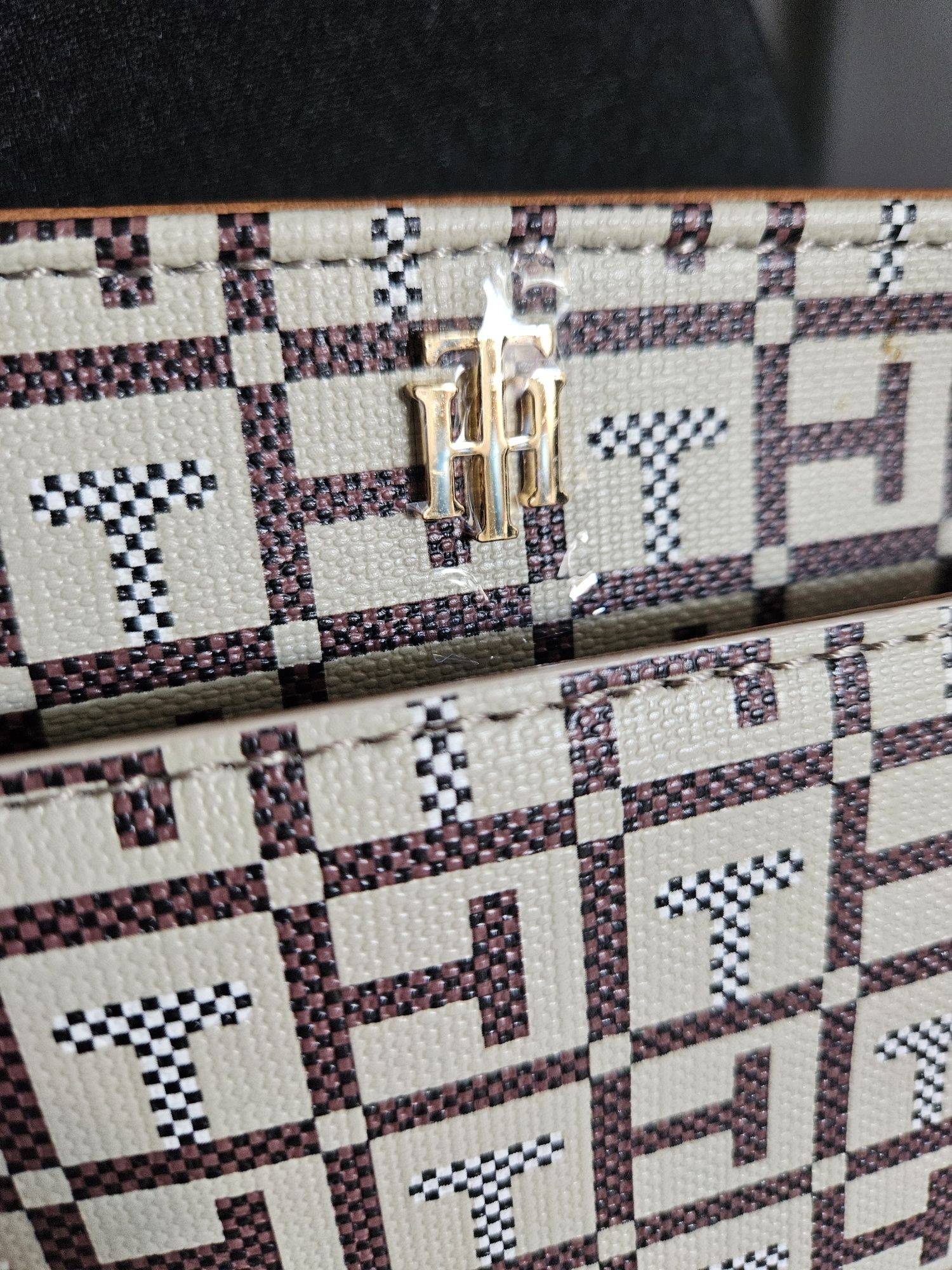 Torebka listonoszka plus saszetka, Tommy Hilfiger, oryginał