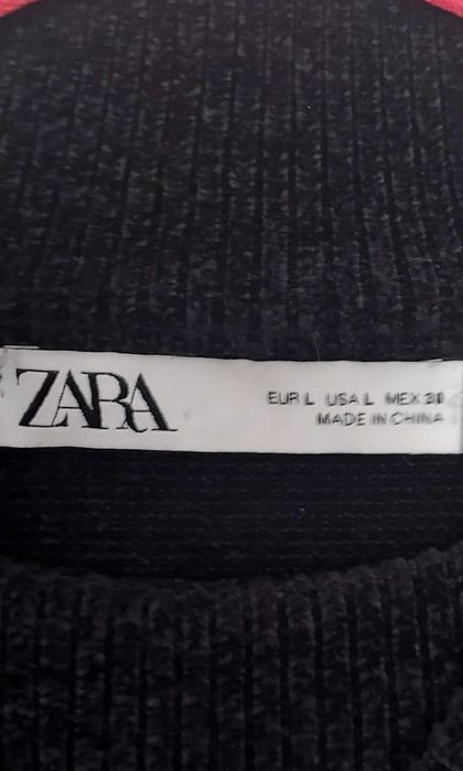 Camisola aveludada ZARA