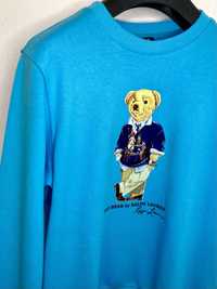 Polo Ralph Lauren Bear XL Bluza Niebieska Nowa