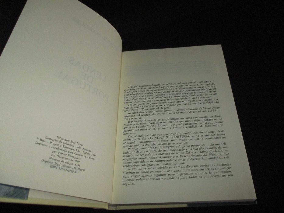 Livros Lendas de Portugal Gentil Marques 5 Volumes Completa