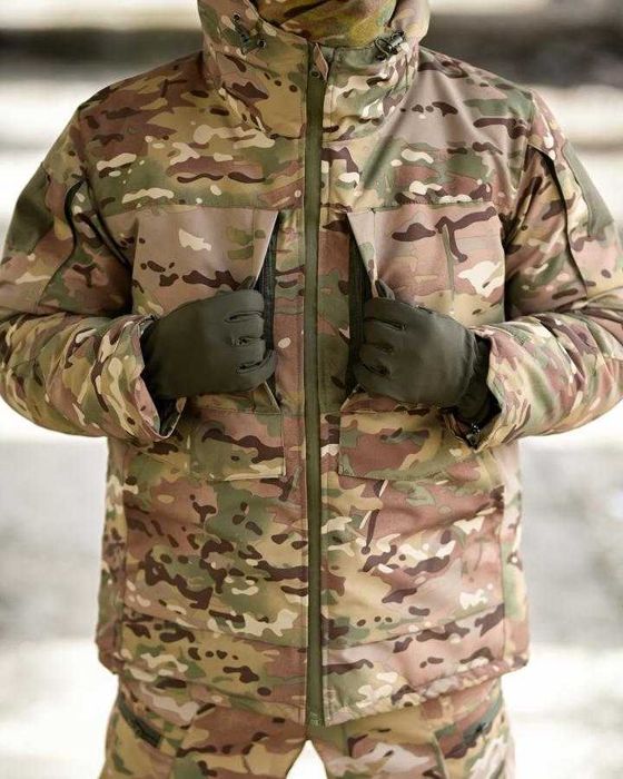 Зимовий тактичний костюм Taslan Multicam 5в1 військова форма