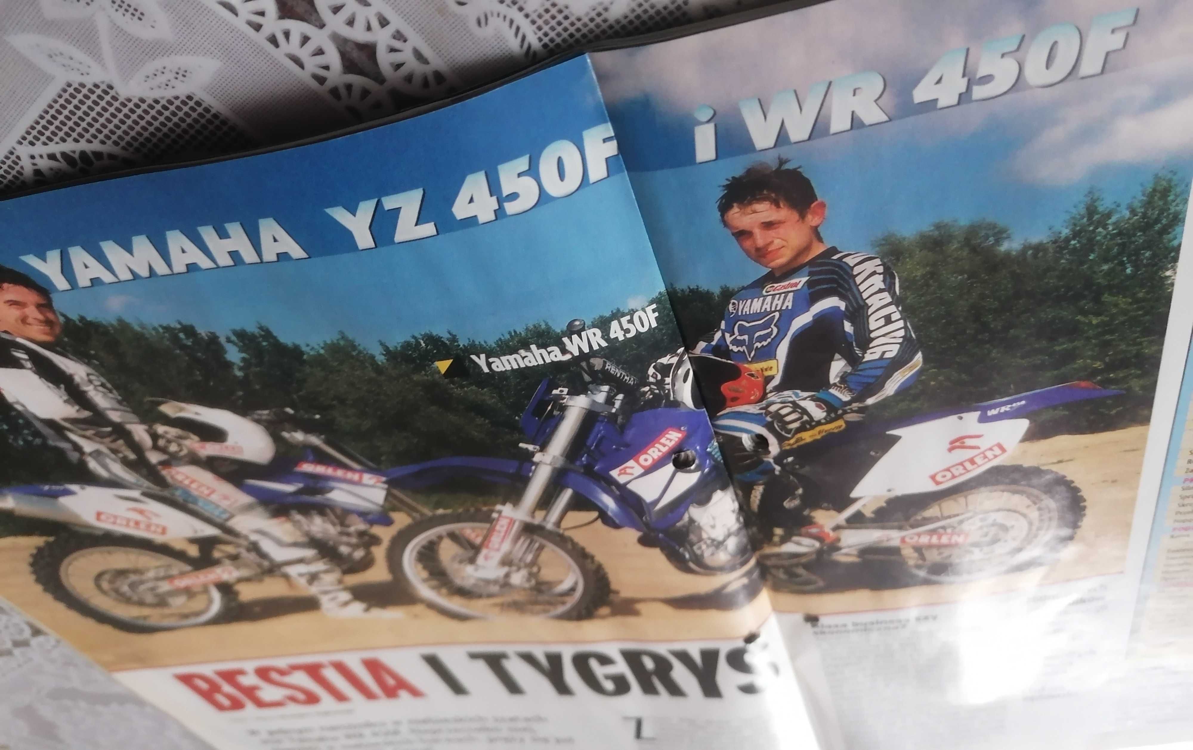 Gazeta Świat Motocykli JUNAK B20 Yamaha wr 450 yz 450 shadow