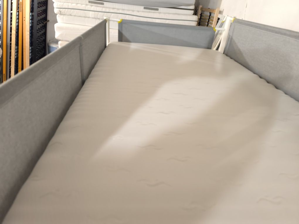 Ikea Vitval 90x200 + Materac Łóżko na Antresoli Piętrowe Solidne Białe