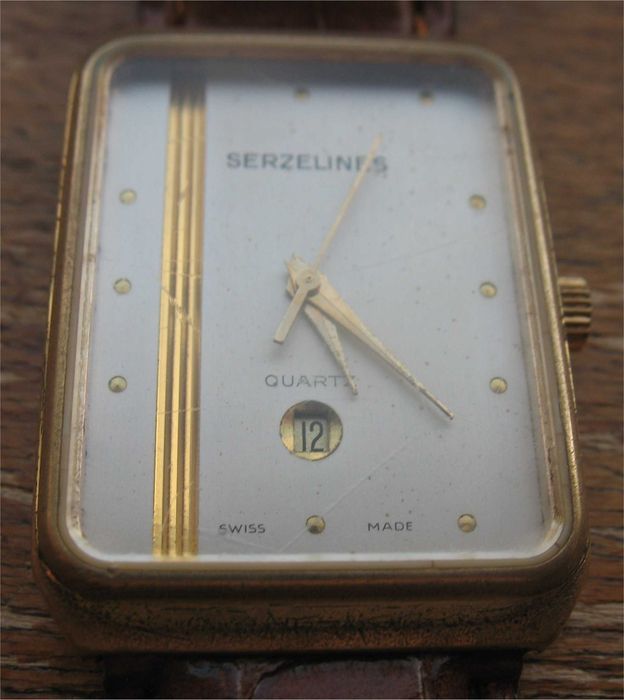 Vintage Serzelines - Quartz - Swiss Made (Movimento Harley/Ronda)
