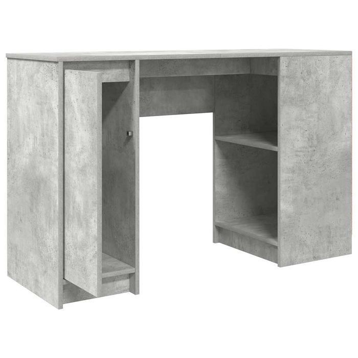 Vidaxl Biurko Beton Szary 120X42X76 Cm Drewno Klejone