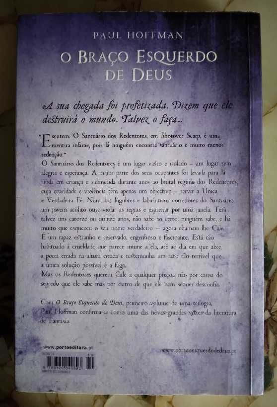 O Braço Esquerdo de Deus - Autor Paul Hoffman