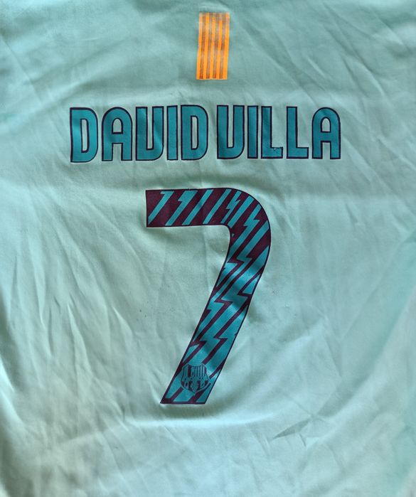 FC Barcelona sezon 2010/2011, David Villa,długość 70 cm szerokość 47