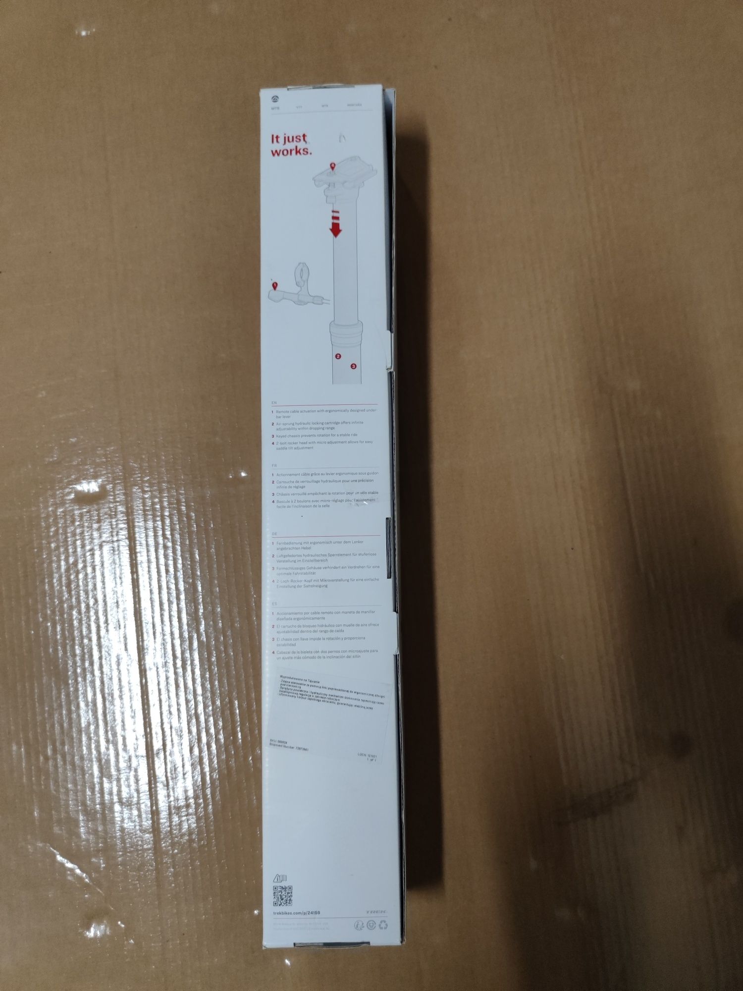 Nowa sztyca bontrager line dropper 31.6 x125